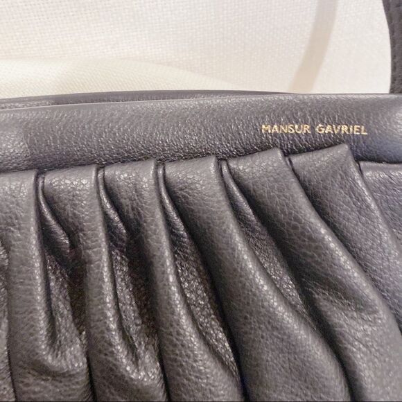 Mansur Gavriel Balloon leather Bag in black - Picture 8 of 13